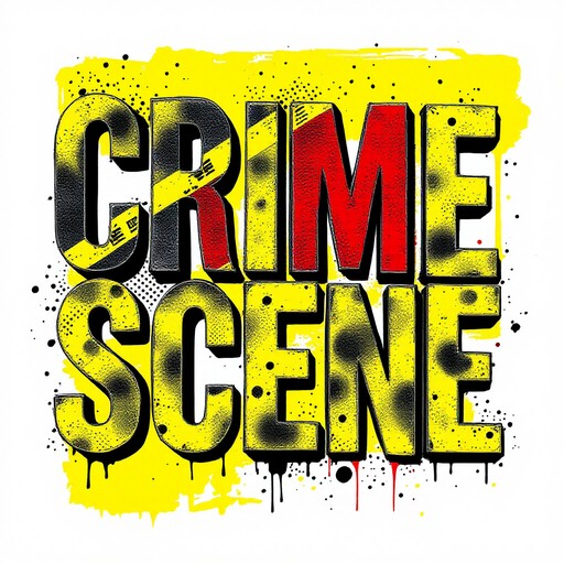 Crime Word Lettering Free Crime Scene Typography Image - Typography, Crime, Lettering ...