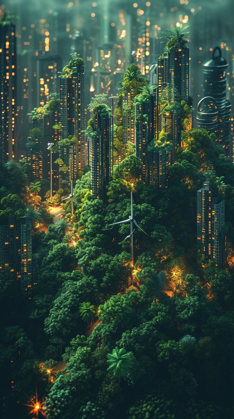 Free Futuristic Urban Jungle Image - Urban, Jungle, Glow | Download at ...