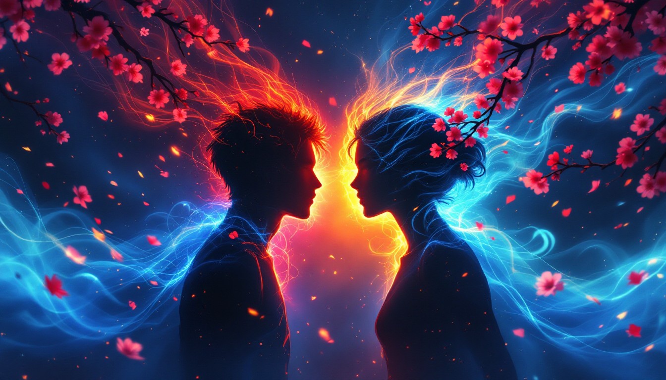 Free Destined Souls Collide Image - Anime, Manga, Silhouette | Download ...