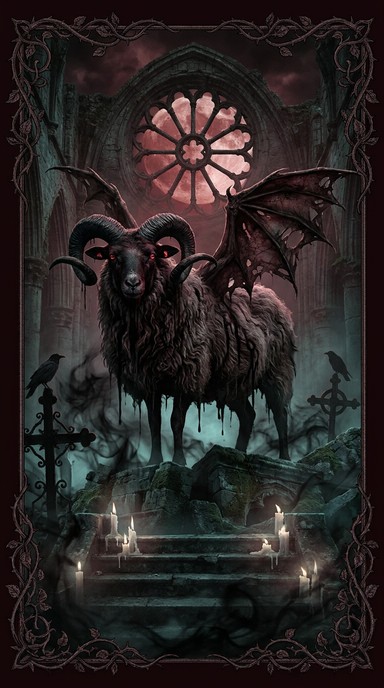 Free Demonic Sheep Rises Image - Demonic, Sheep, Gothic | Download at ...