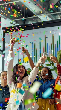 Free Joyful Celebration Moment Image - Celebration, Joy, Confetti ...
