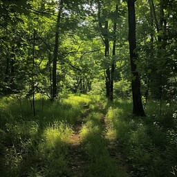 Free Tranquil Forest Path Image - Forest, Path, Sunlight | Download at ...