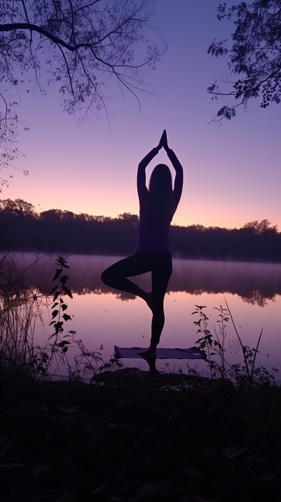 Free Sunrise Yoga Pose Image - Yoga, Sunrise, Silhouette | Download at ...
