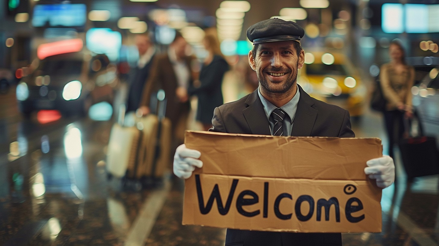 Free Friendly Welcome Gesture Image - Airport, Welcome, Smiling ...