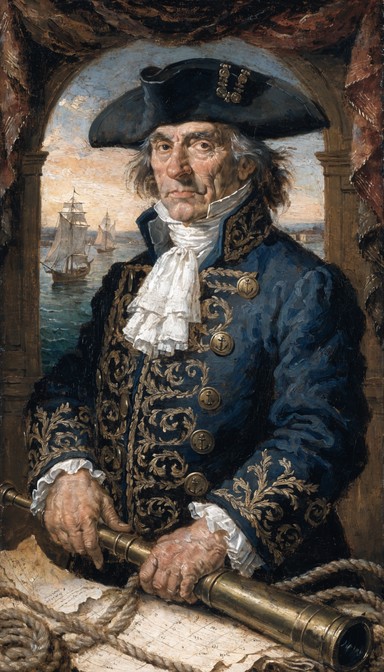 Captain Portrait Free Distinguished Sea Captain Image - Captain, Portrait, Maritime ...