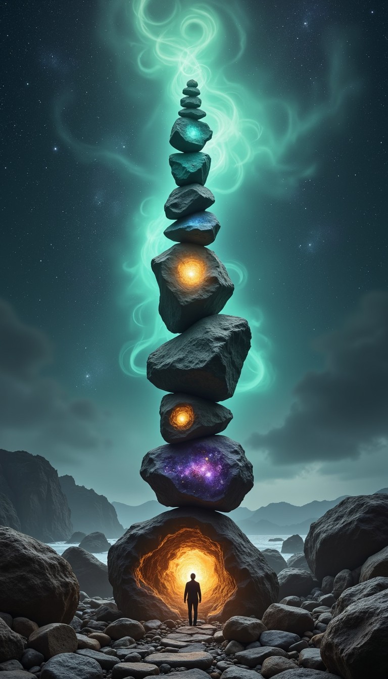 Free Cosmic Balance Tower Image - Balance, Cosmic, Stones | Download at ...