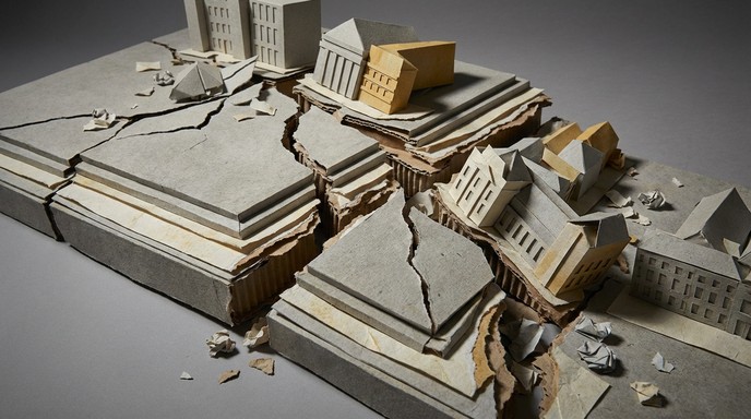 Free Fractured Paper Architecture Image - Paper, Sculpture ...