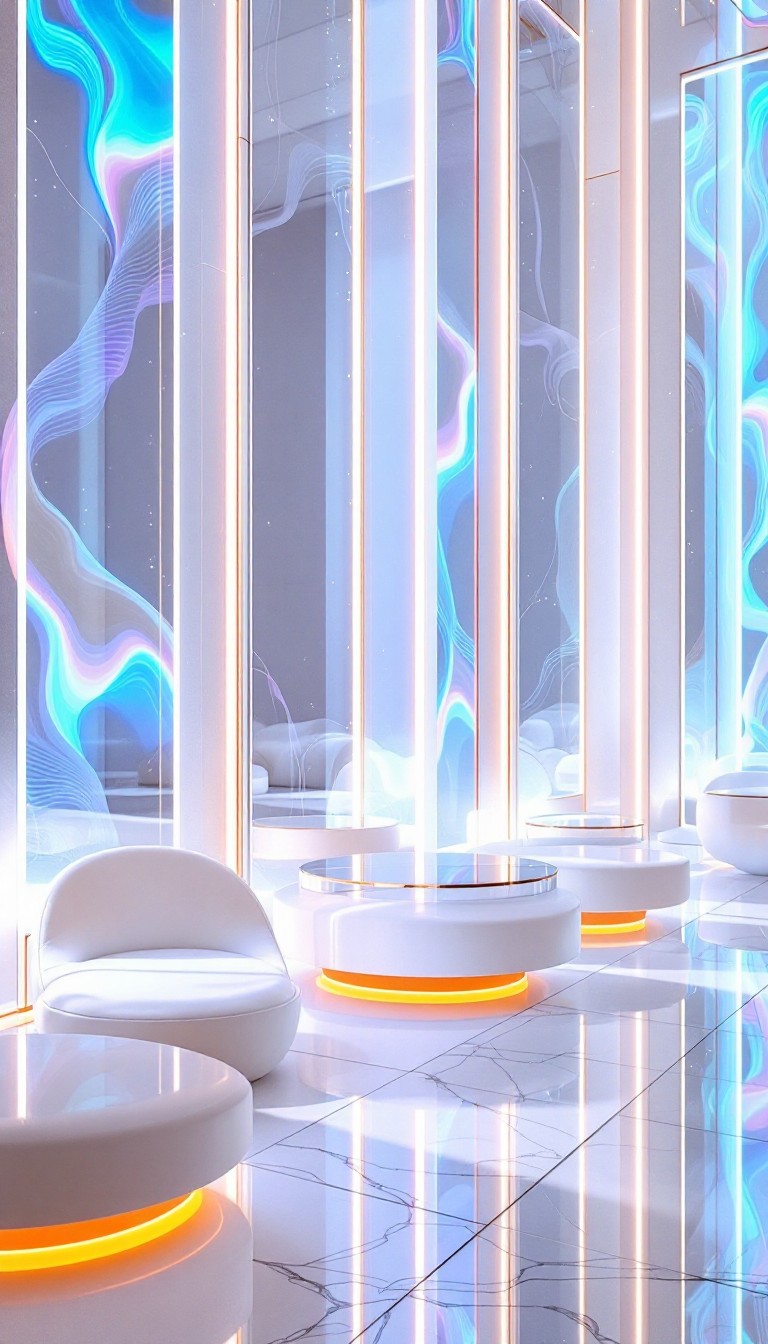 Free Floating Future Space Image - Futuristic, Cyberpunk, Holographic ...