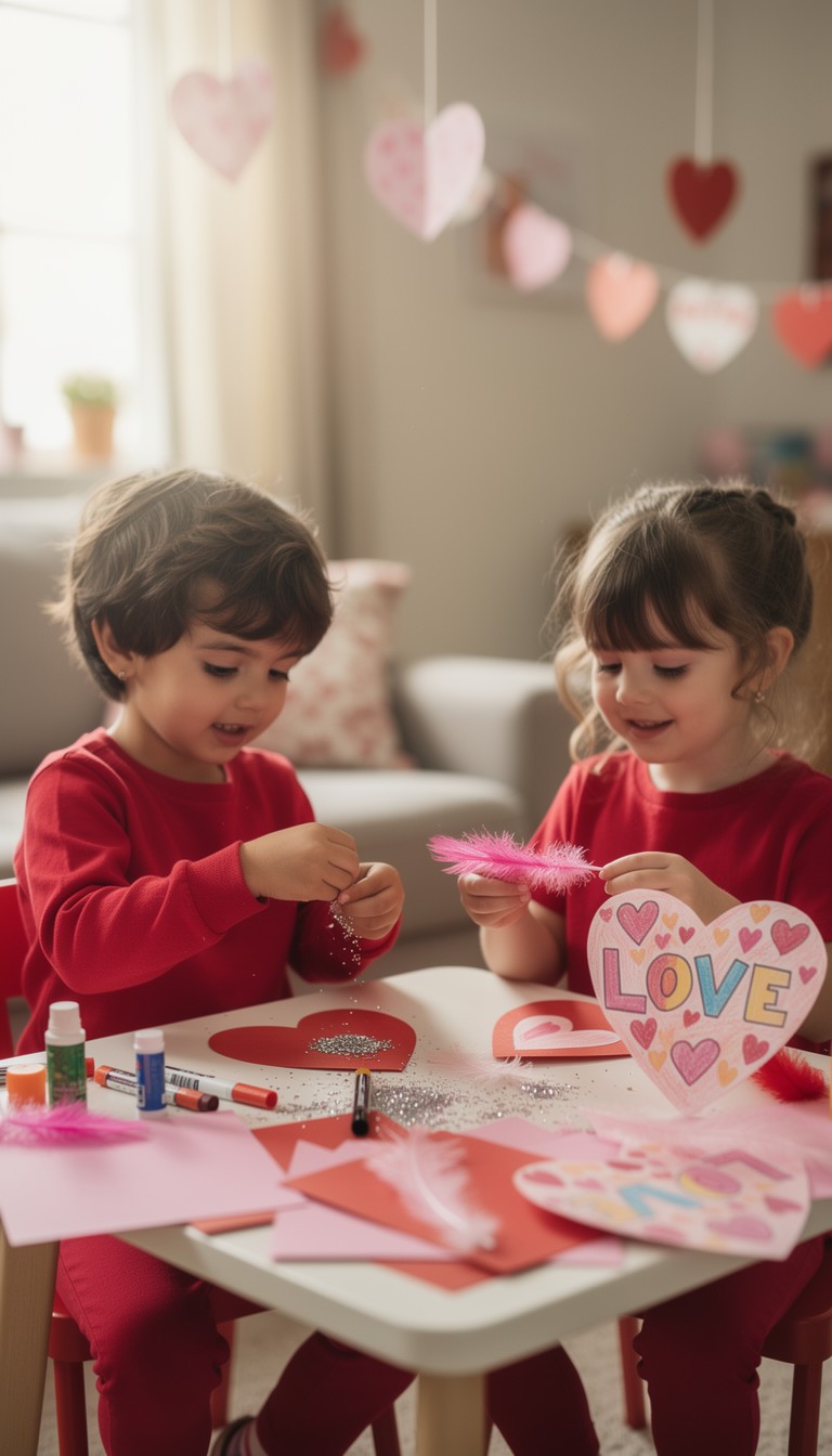 Free Crafting Valentine Hearts Image - Children, Crafting, Valentines ...