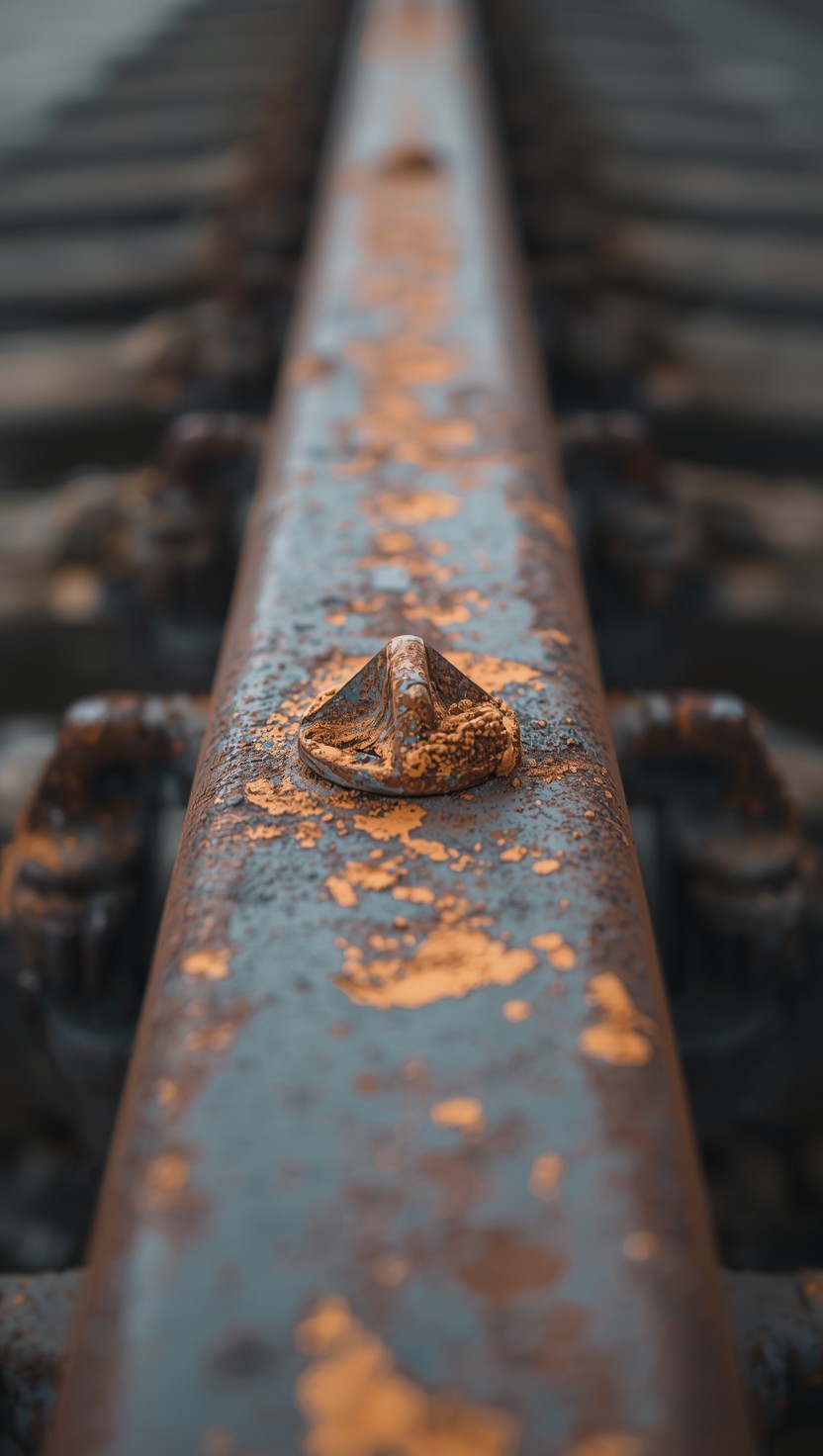 Unused Rusted Rails Free Rusted Rail Beauty Image - Rust, Metal, Railway | Download at ...