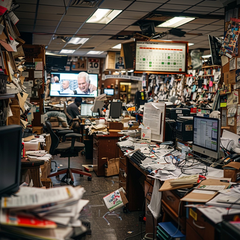 Free Cluttered Workspace Interior Image - Office, Clutter, Paperwork ...