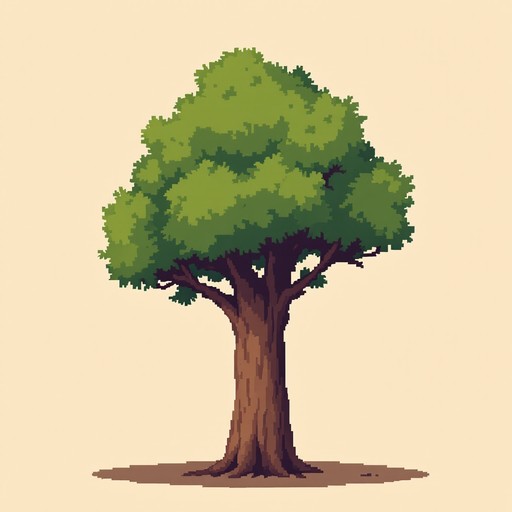 Free Majestic Pixel Tree Image - Pixelart, Tree, Nature | Download at ...
