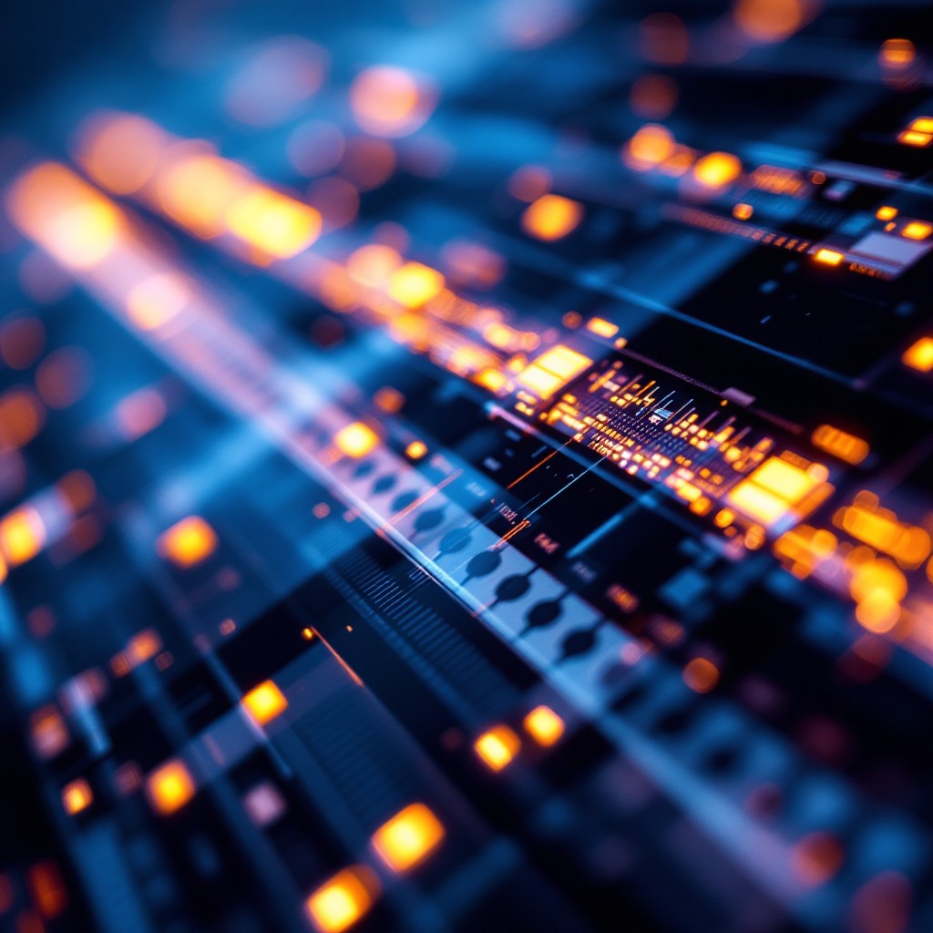 Free Technological Light Matrix Image - Technology, Circuit, Macro ...
