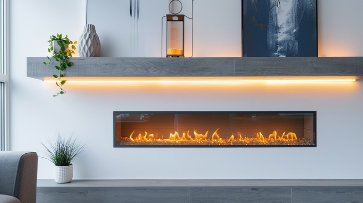 Free Cozy Fireplace Ambience Image Fireplace Modern Living Room