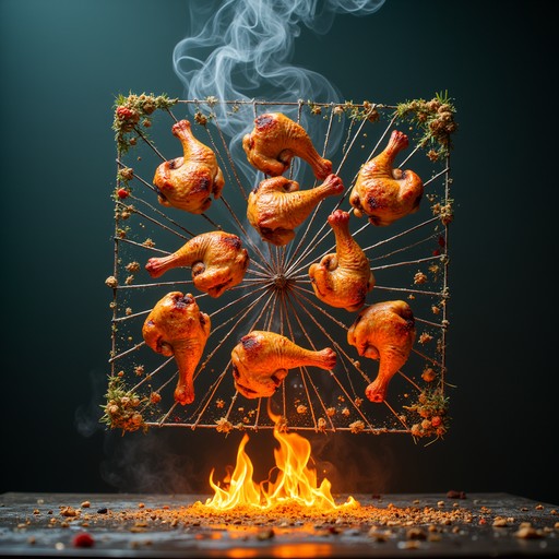 Download Magical Floating Feast Image - Surreal, Chicken, Floating ...