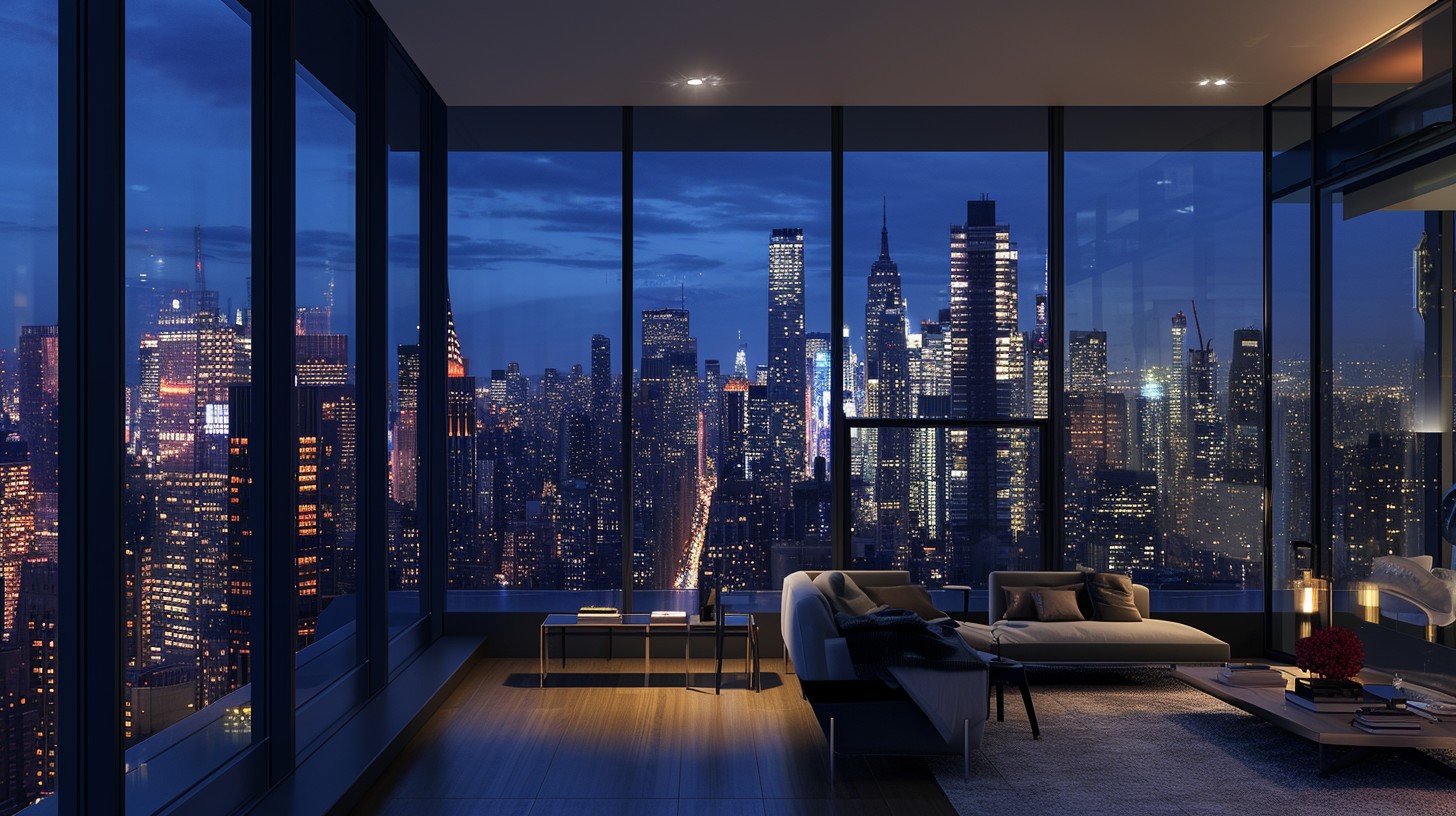 Download City View Apartment Image - Apartment, Cityscape, Luxury ...