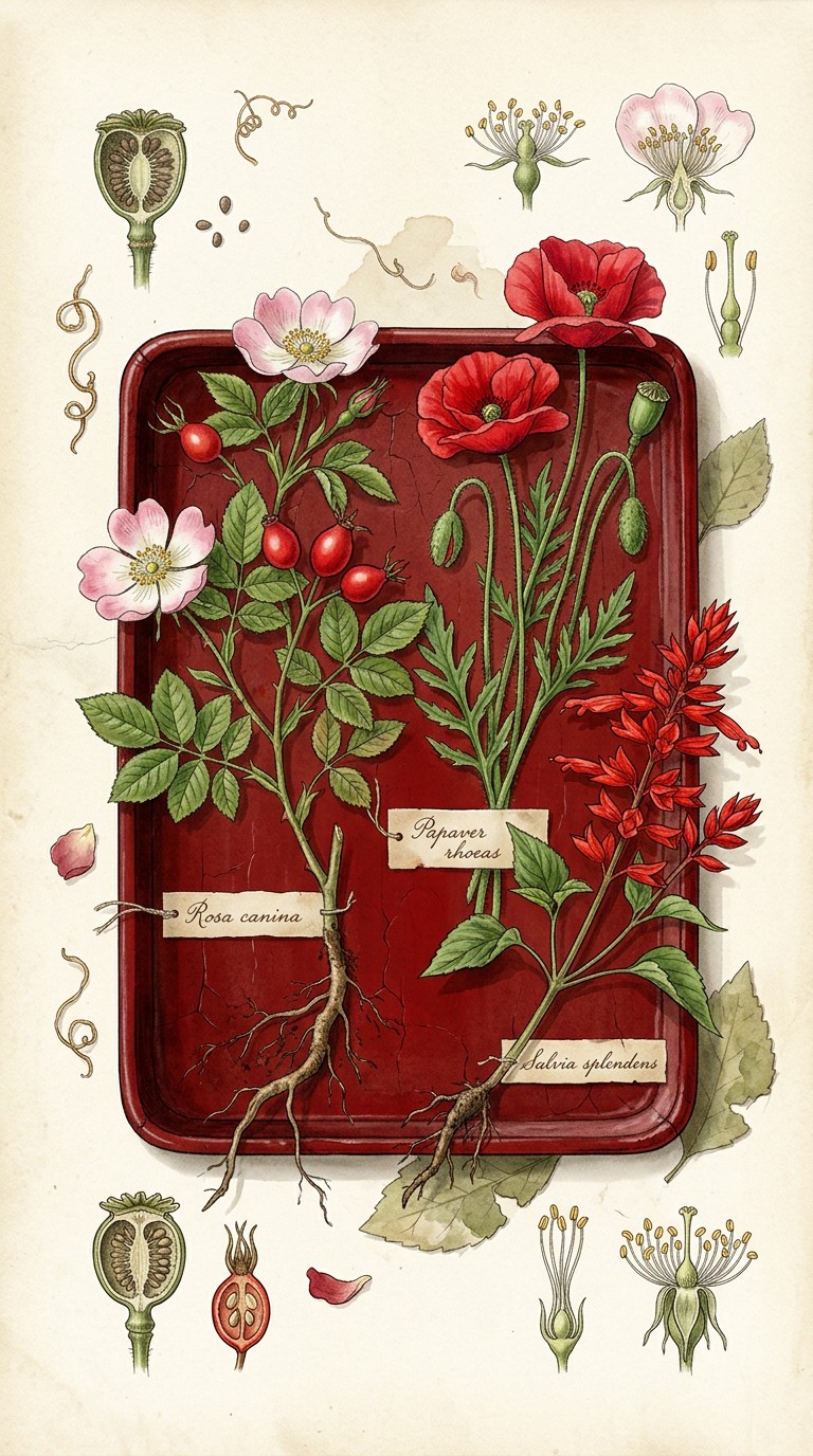 Sampling Flower Free Botanical Specimen Collection Image - Botanical, Illustration ...