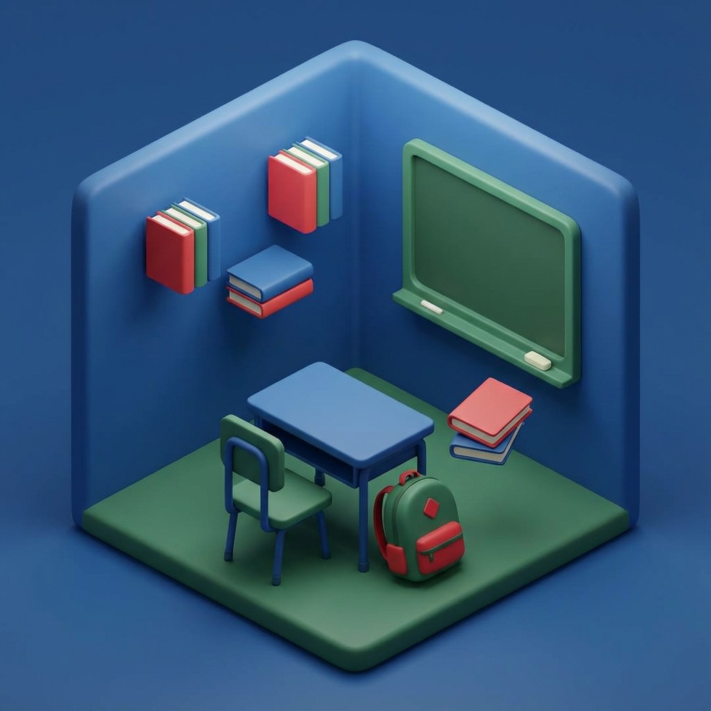 Free Isometric Classroom Design Image - Isometric, Classroom, 3d ...