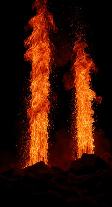 High Rising Fire Flames Free Ascending Flame Tower Image - Fire, Flame, Pillar | Download at ...