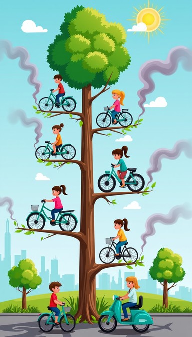 Mobility Tree Free Green Mobility Tree Image - Environmental, Bicycles, Children ...