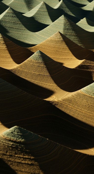 Receding Textures Free Textured Golden Waves Image - Abstract, Geometric, Waves ...