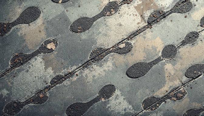 Repeating Pattern Footprint Free Footprints Through Time Image - Footprints, Abstract, Pattern ...