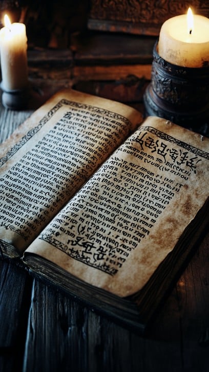 Free Ancient Text Illuminated Photo - Ancient, Book, Candles | Download