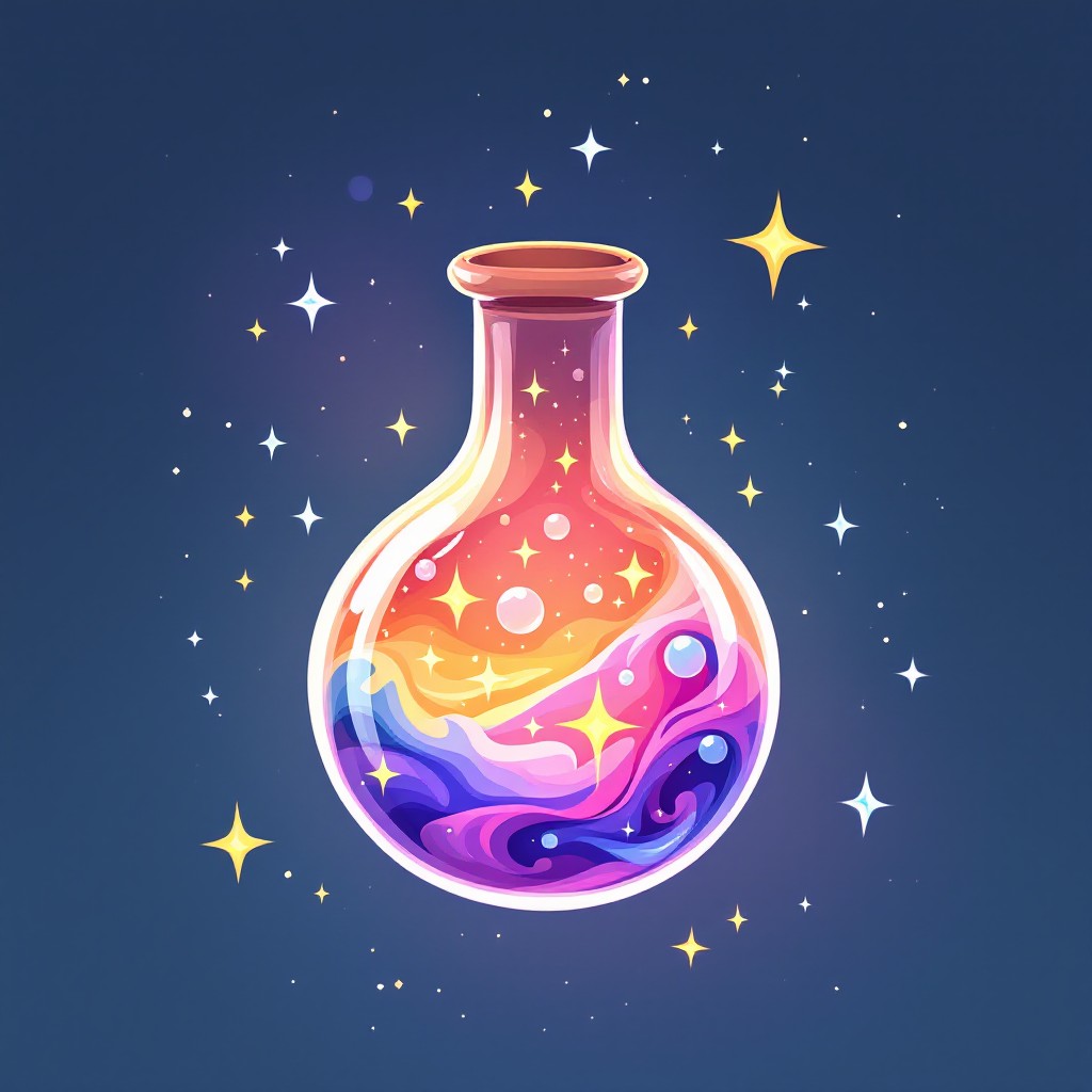 Free Magical Potion Bottle Image - Potion, Magical, Flask | Download at ...