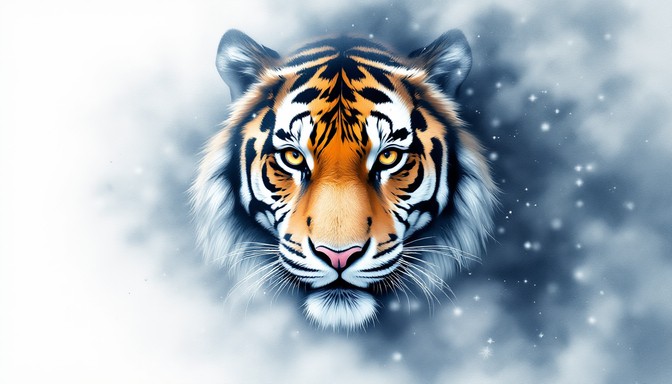 Tiger Balce Free Mystical Tiger Portrait Image | Download at StockCake