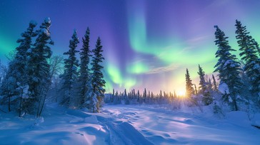 Free Aurora Winter Wonderland Image - Aurora, Borealis, Northern Lights ...