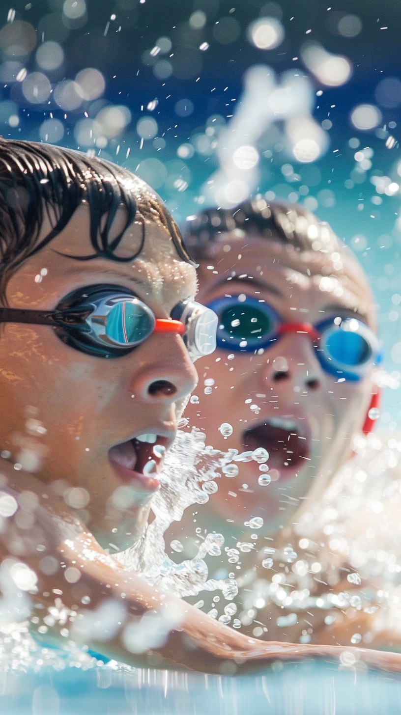 Generic Swimmer Free Swimmers in Action Image - Swimming, Goggles, Competition ...