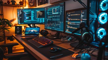 Free Tech Developer Setup Image - Technology, Coding, Programming ...