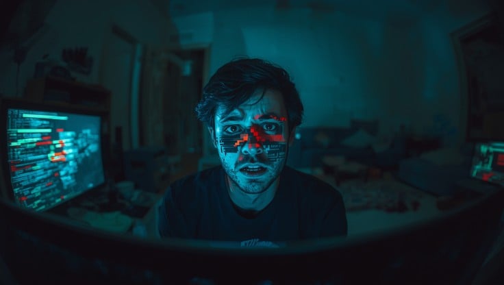 Free Digital Horror Emerges Image - Glitch, Corrupted, Digital ...