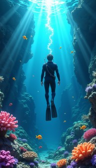 Free Underwater Reef Explorer Image - Underwater, Diving, Scuba ...