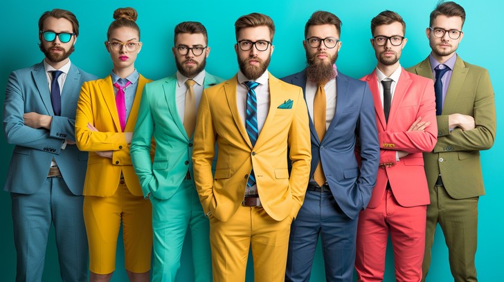 Free Colorful corporate lineup Image - Diversity, Professionals, Teal ...