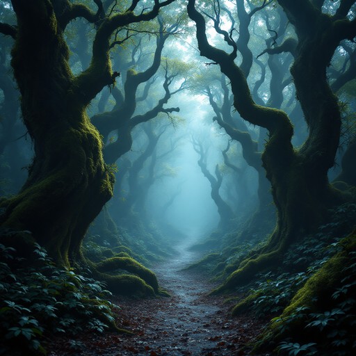 Free Mystical Forest Path Image - Forest, Mist, Path | Download at ...