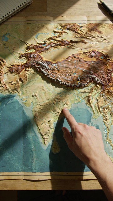 Realistic Map Ind Free Mapping India's Geography Image - Geography, India, Map | Download ...