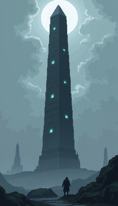 Free Mysterious Pixel Obelisk Image - Obelisk, Monument, Pixel ...