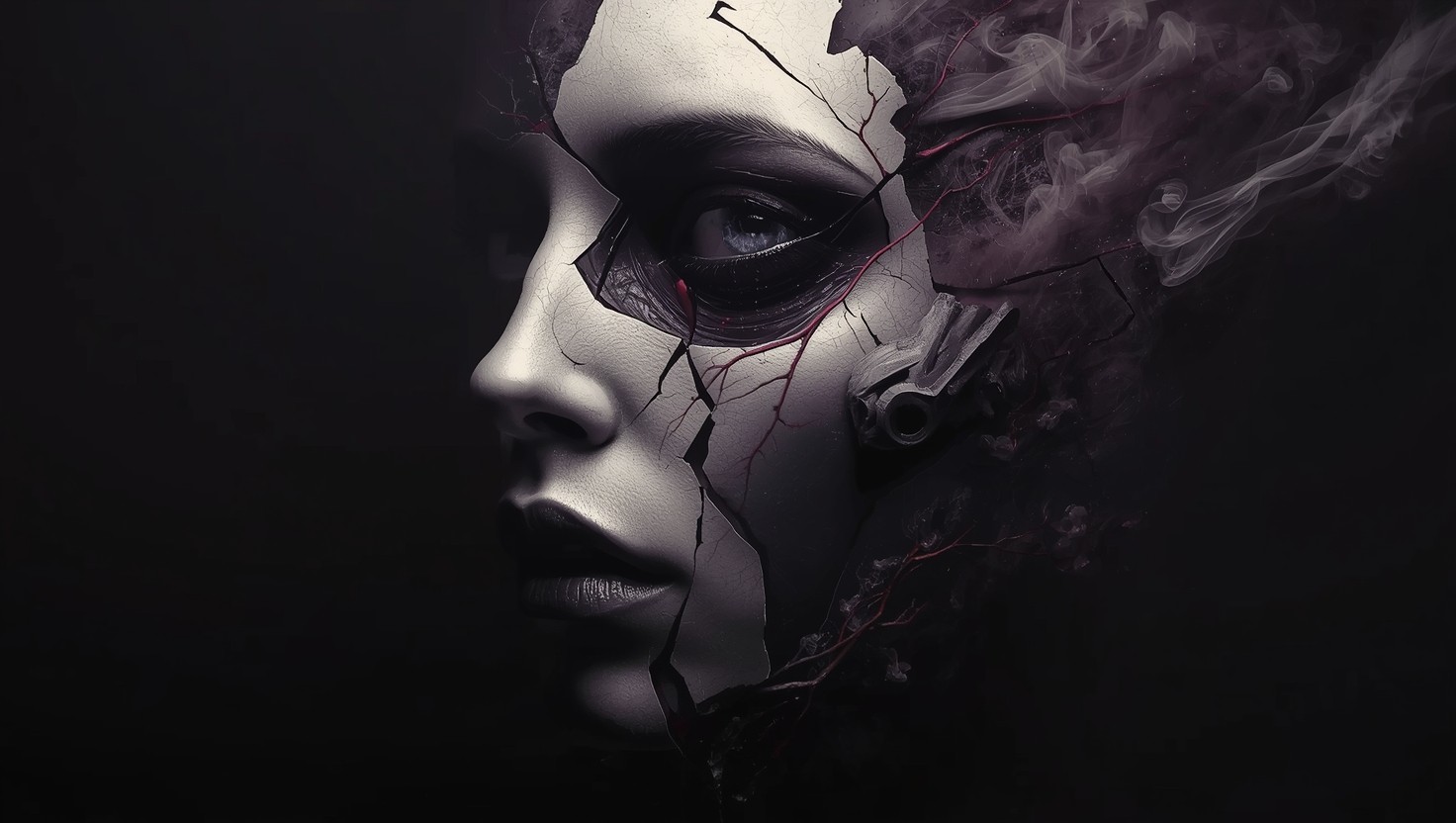 Gothic Injuries Free Fractured Gothic Portrait Photo - Gothic, Portrait, Horror ...