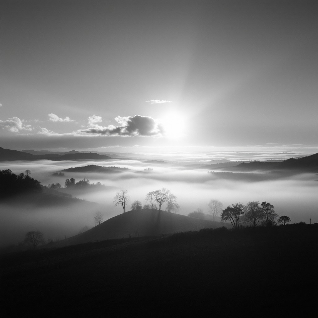 Free Misty Mountain Dawn Image - Sunrise, Fog, Mountains | Download at ...
