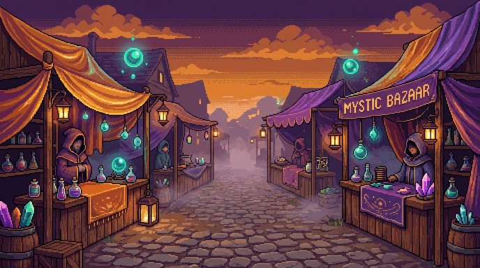 Free Merchant Gang Lineup Image - Pixel, Merchants, Traders | Download ...