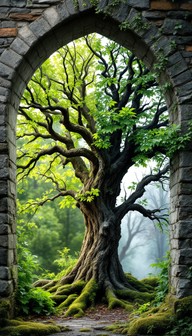Free Enchanted Forest Portal Image - Forest, Arch, Tree | Download at ...