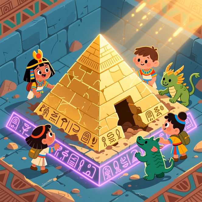 Free Pyramid Adventure Explorers Image - Pyramid, Explorers, Adventure ...
