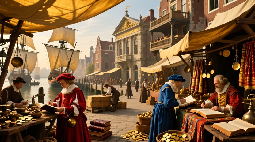 Good Merchant Free Golden Age Commerce Image - Harbor, Marketplace, Merchants ...