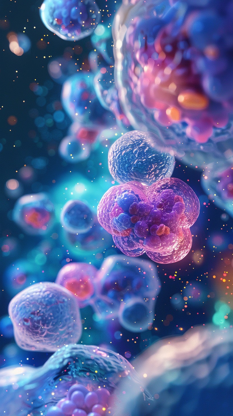 Free Cosmic Cellular Journey Image - Microscopic, Cosmos, Cells ...