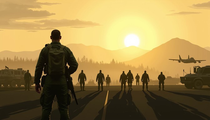 Free Soldiers At Dawn Image - Military, Soldiers, Dawn | Download at ...