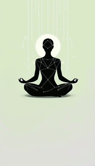 Free Geometric Spiritual Meditation Image - Meditation