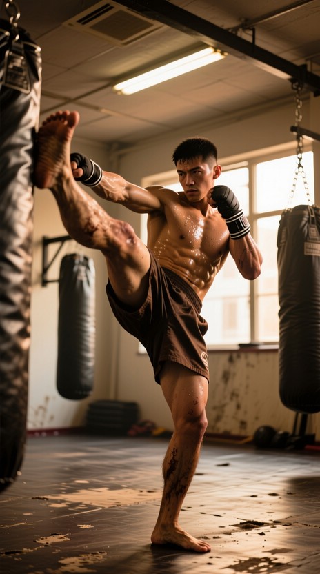 Free Power Through Motion Photo - Kickboxing, Martial-arts, Fighter ...