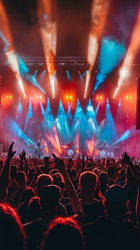 Free Vibrant Concert Scene Image - Concert, Crowd, Live | Download at ...