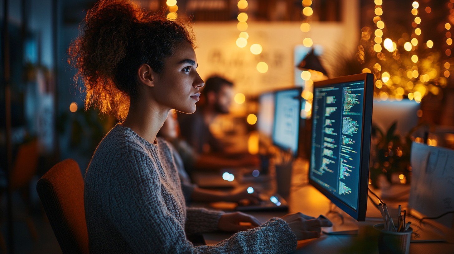 Free Focused software developer Image - Developer, Technology, Code ...